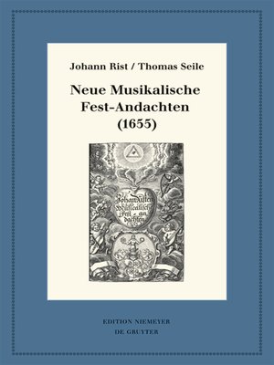 cover image of Neue Musikalische Fest-Andachten (1655)